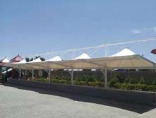 吉林膜結構汽車車棚如何預防積水