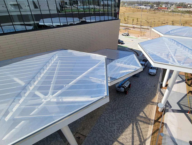 從彈性形變到透明美感,長春張拉膜材料的各種形態(tài)