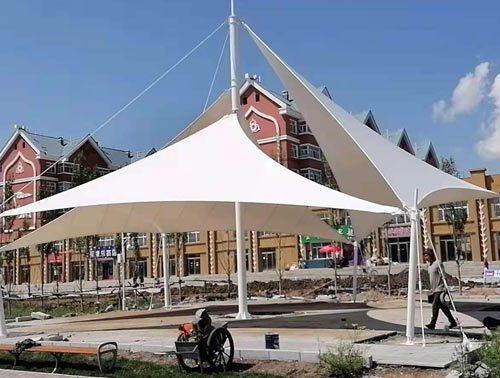 創(chuàng)新設(shè)計(jì)，吉林長(zhǎng)春膜結(jié)構(gòu)罩棚，打造時(shí)尚與功能并存的空間