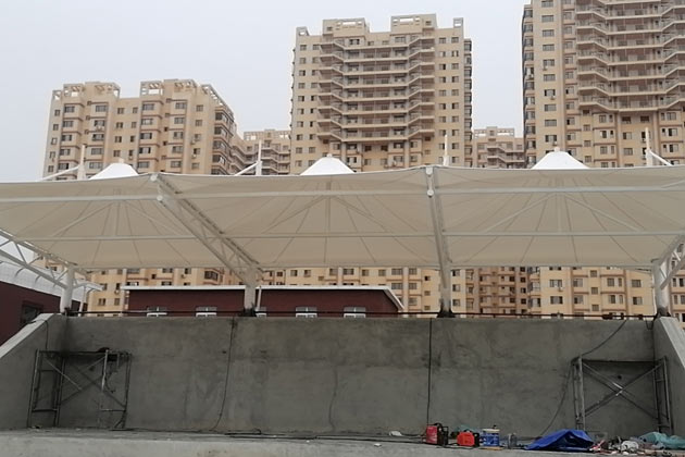 吉林長春膜結構景觀：成為景區一道亮麗風景線