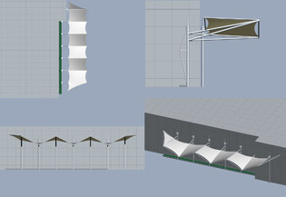 為什么長春張拉膜能做出各種藝術造型？