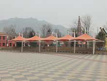 長春張拉膜的膜材和鋼材的配比