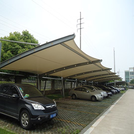 停車棚膜結構產品展示六