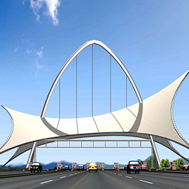 收費站膜結(jié)構(gòu)產(chǎn)品展示五