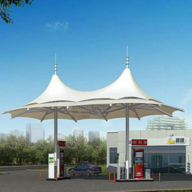 加油站膜結構產品展示二